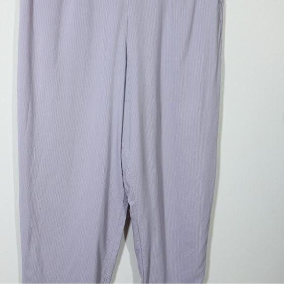 FLAX Lilac Cotton Rayon Pants S Relaxed Minimalist Boho Spring Summer Coastal - Picture 4 of 12